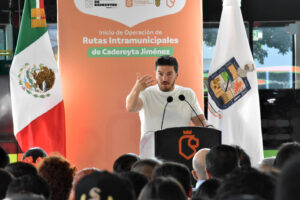 Arranca Gobernador nueva ruta intramunicipal en Cadereyta