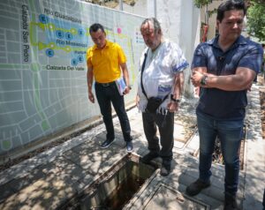 Denunciará San Pedro vía penal las fallas en registros soterrados del Centrito Valle, Vasconcelos y Calzadas